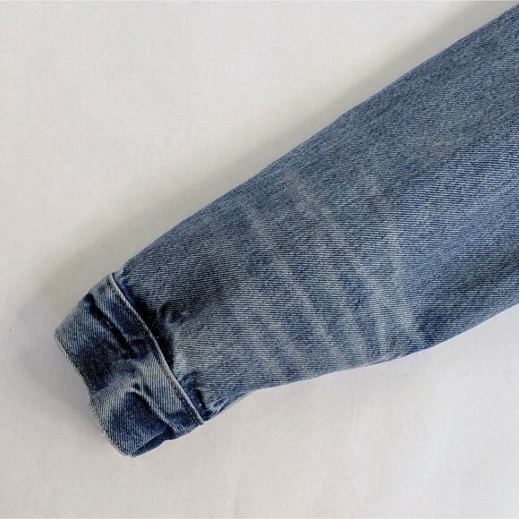 Levi's Jean Jacket Womens L Blue Denim Ladies Trucker Classic Button Cotton - Picture 4 of 10